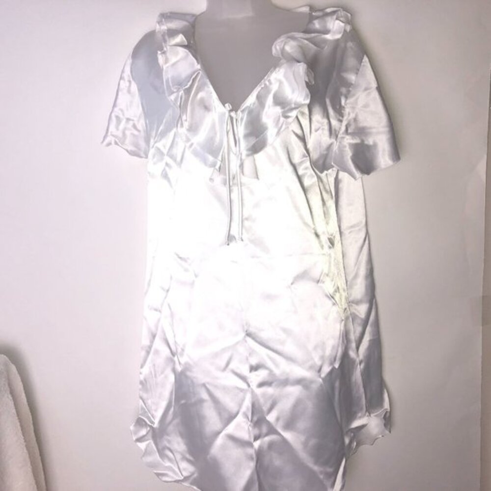 Barbizon White Night Gown Small